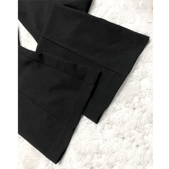 Sz 12 Wm’s New York Clothing Company NYCC Black Stretch Pin Dress Trouser Slacks - Picture 3 of 7